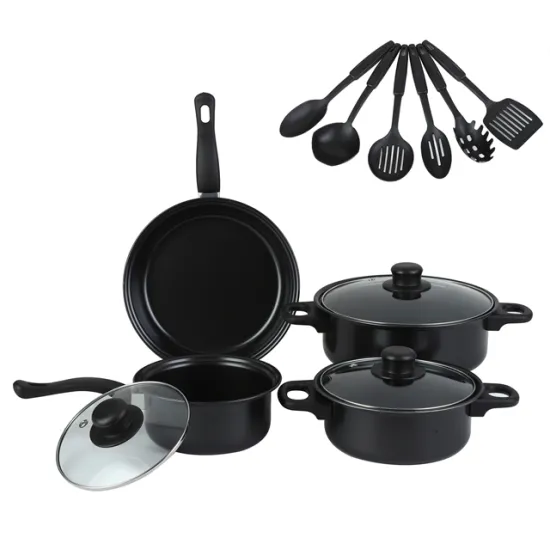 12-Piece Maifan Stone Nonstick Cookware Set for Induction Cooking