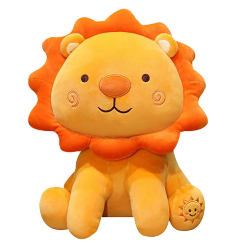 Simulation cartoon sunshine lion stuffed animal toy