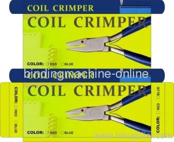 Coil Crimping Pliers And Coil Crimping Machines 
