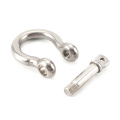 Outdoor steel screw pin anchor bow shackle buckle