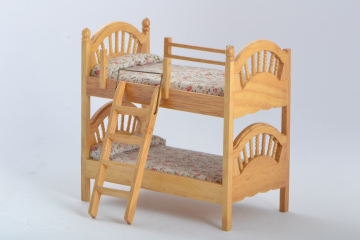 Dollhouse Miniature Bunk bed