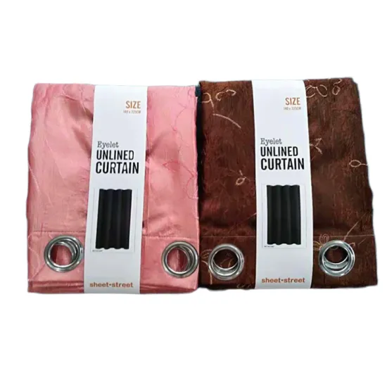 Assorted Color 100% Polyester Embroidered Folding Curtain: A Stylish Decorative Window Treatment Option