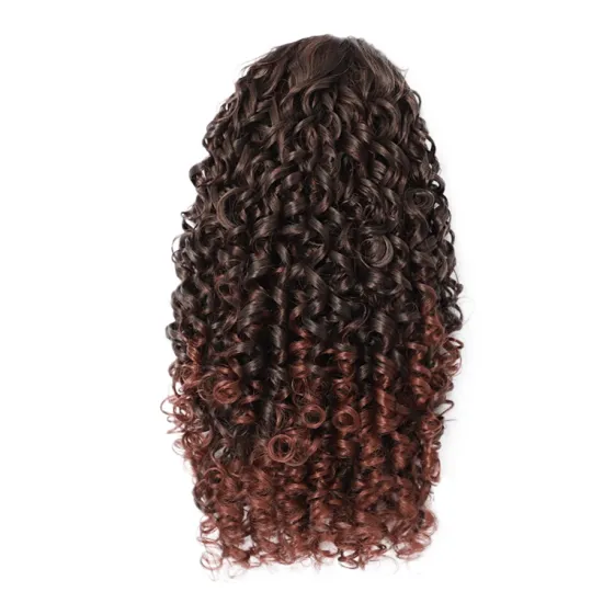 Water Wave Custom Hot Selling Queen Extension Wholesale Darling Ombre Black Bug Pre Stretched Braiding Hair