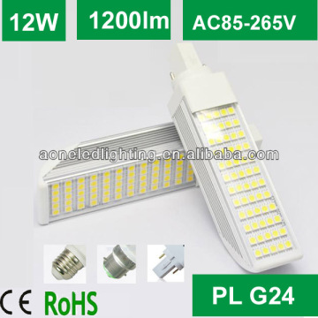 2014 new design pl tube 4 pin led g24 lamp 12W