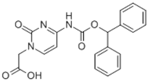 Name: 1(2H)-Pyrimidineaceticacid, 4-[[(diphenylmethoxy)carbonyl]amino]-2-oxo- CAS 186046-78-6