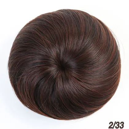 Curly Scrunchie Chignon Hair Bun Synthetic Hair Ring Wrap On  Synthetic Combs in  Messy Hair Bun Ponytails Chignon Hairpiece