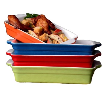 Wholesale Large Porcelain Ceramic Oven Dishes for Microwave