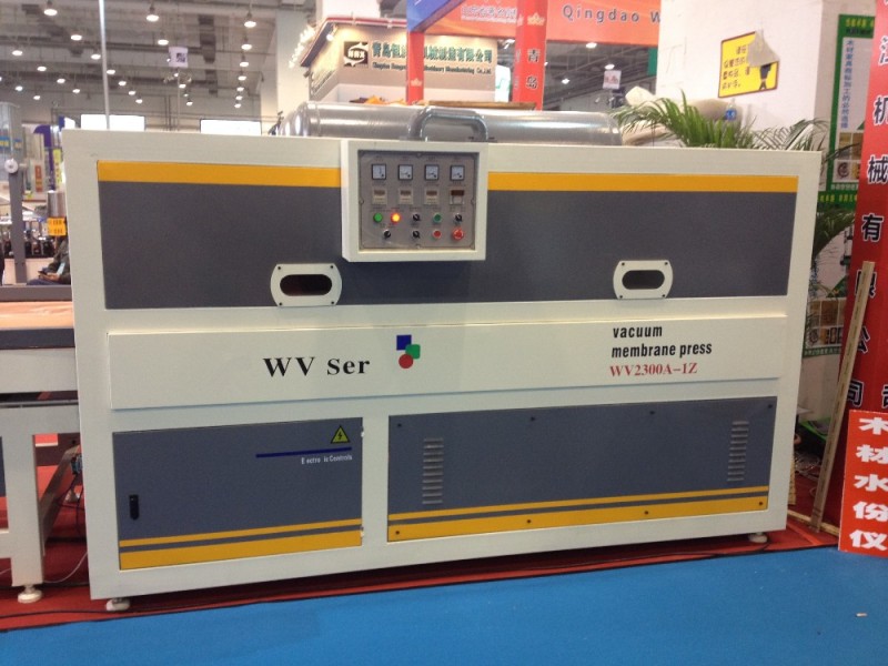 Wood MDF Door Vacuum Membrane Laminating Press Machine