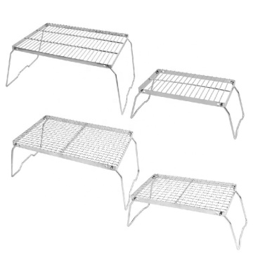 Portable Wood-Burning BBQ Grill: Stainless Steel Outdoor Cooking Solution for Camping, Picnics, and Beaches
