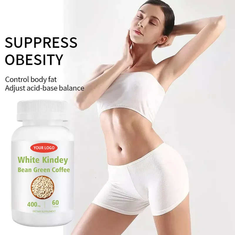 OEM/ODM Organic Vegan Weight Loss Tablets Green Coffee Bean Extract Fast Fat Burning Slimming White Kindey Bean Tablets