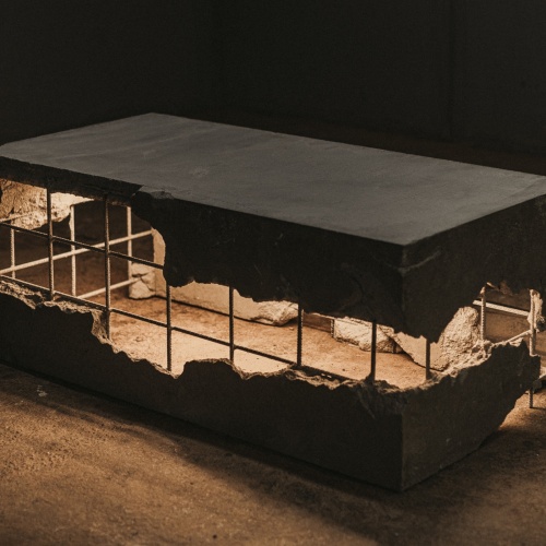 Box Industrial Style handgefertigte Terrassentisch