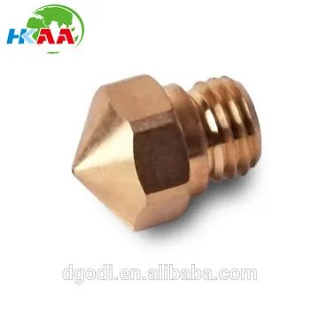 customized genuine 0.4mm brass extruder nozzles for 3D Printer