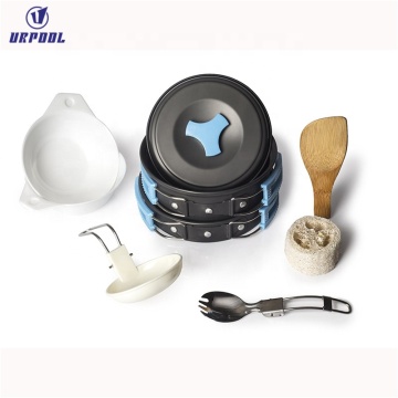 New Arrival Aluminum Alloy Cookware Set for Picnic and Camping