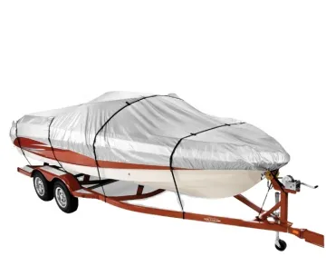 Lightweight Marine Grade Boat Cover for V-Hull, Tri-Hull, Runabouts, and Bass Boats