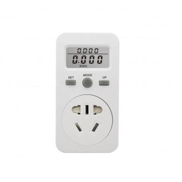 Small LCD Display Power Meter Socket