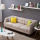 Kombination 123 Hölzerner Stoff Sofa Set Design