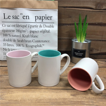 Wholesale Custom Cheap Candy Color Ceramic Coffee Mugs