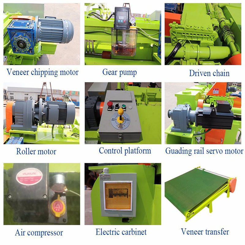 1300mm Wood Veneer Peeling Rotary Lathe Machine for Plywood Production