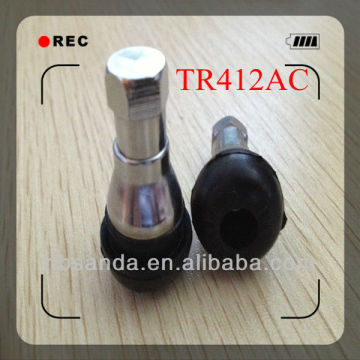 TR412AC motorcycle tire valve / auto tire valve / chromed tire valves