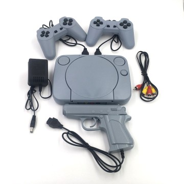 Classic 8-bit PS1 Retro Video Game Console - Mini with 2 Controllers, Pistol, RCA Cable & Power Adapter