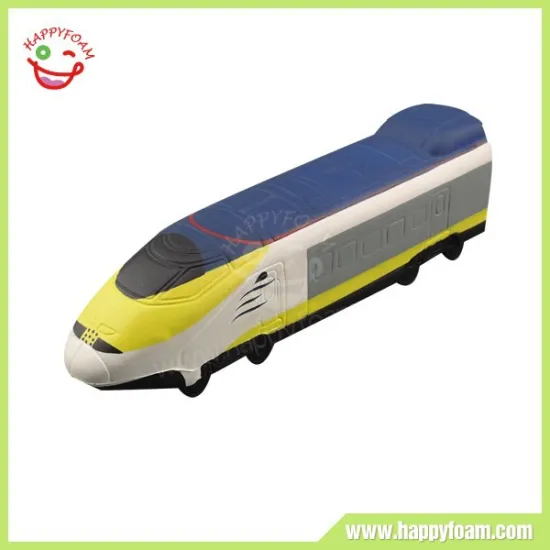 Pu anti stress ball metro shape /transportation stress ball