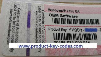 100% original Windows Product Key Sticker With COA Label