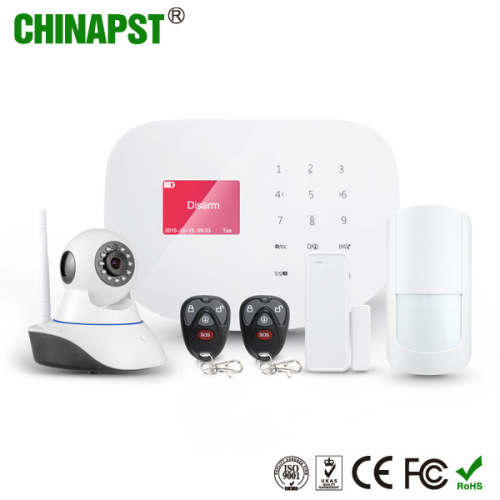 Android+Ios APP GSM WiFi Home Alarm with Camera Optional (PST-WIFIS2W)