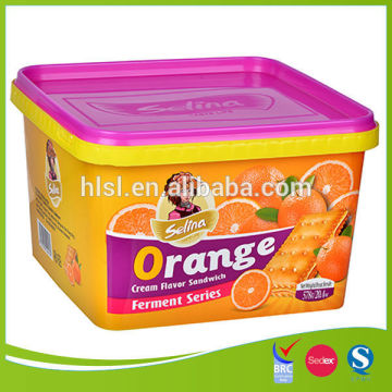 wholesale IML plastic cookie container