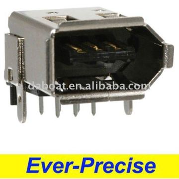 ROHS conforme IEEE 1394 Socket IEEE 1394 Connector IEEE CONNETOR FEMMA