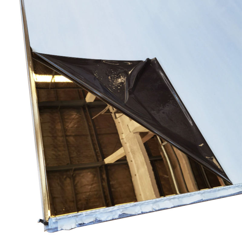 Golden Hairline Stainless Steel Decorative Panel