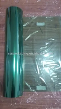 Green one side silicone coated PET film