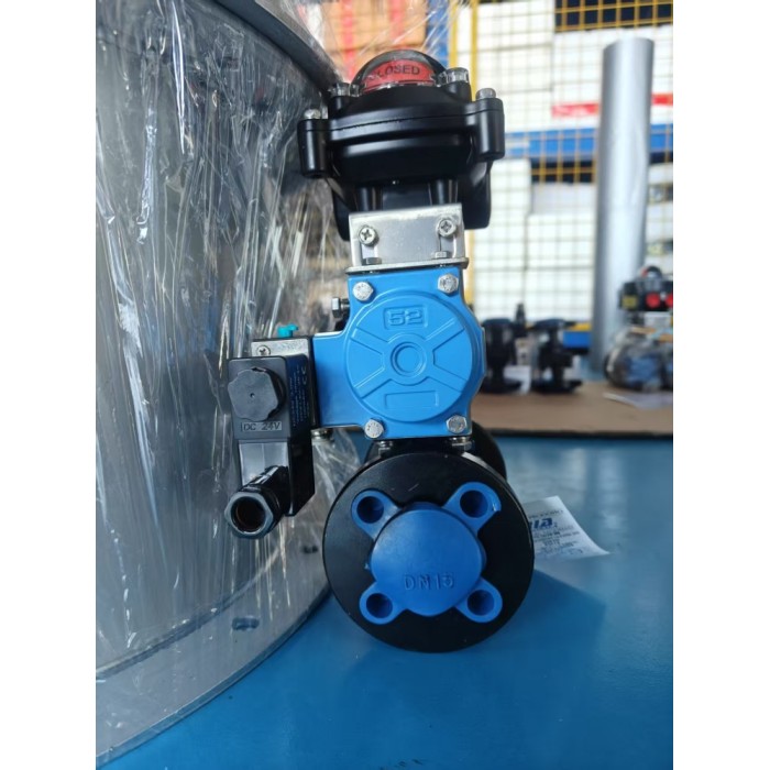 Van bi mặt bích khí nén