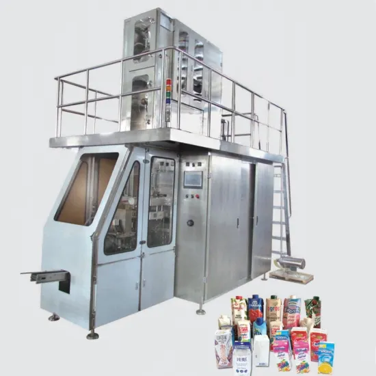 High-Speed Fully Automatic Triangular Bag Filling Machine with Quality Certification for Sterile Hot Water Application