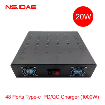 48 Ports USB Charging Station with PD Technology