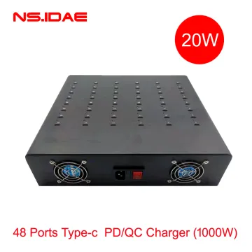 48 Ports USB Charging Station with PD Technology