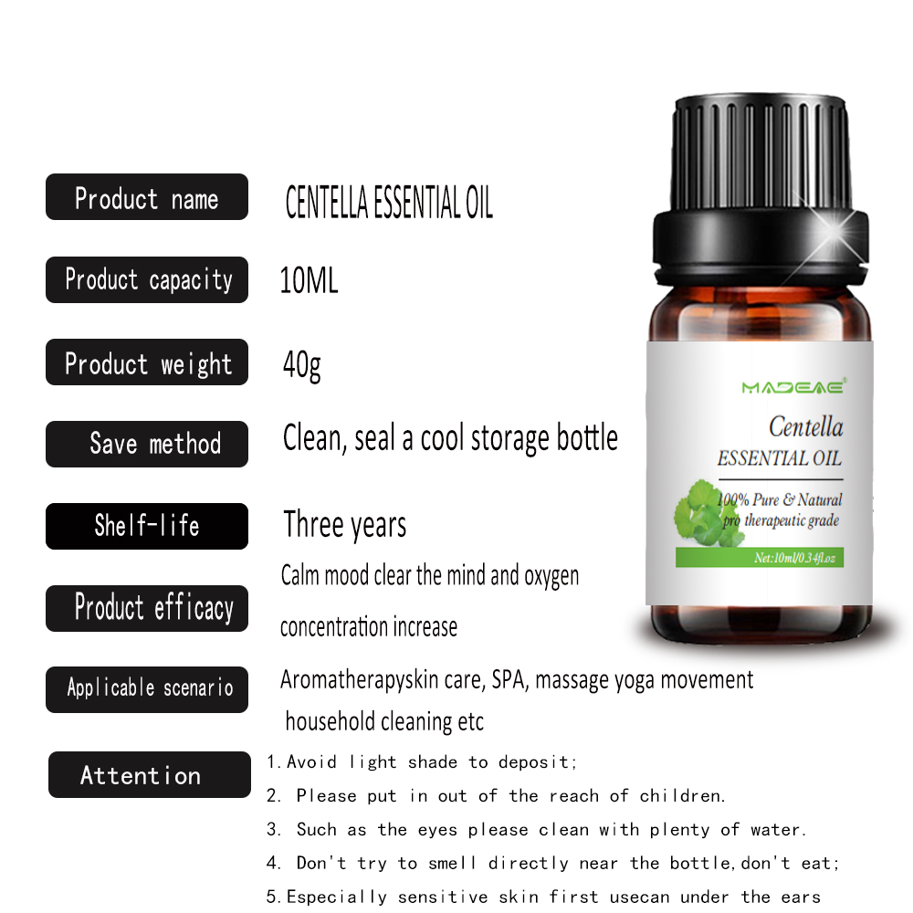 Water-soluble Centella Essential Oil For Skincare Massage