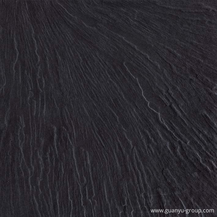 Rock Surface Black Rustic Porcelain Tile