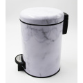 Steel Round Mable Pedal Trash Can