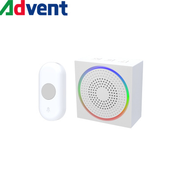 无线门铃，带彩色 LED 闪光灯 32 种色调