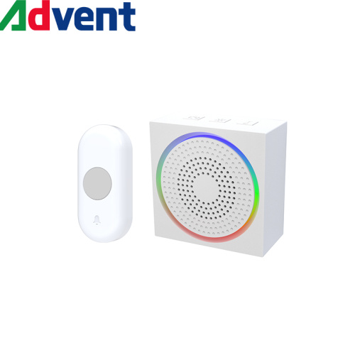 无线门铃，带彩色 LED 闪光灯 32 种色调