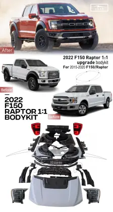 2022 F150/Raptor 1:1 upgrade kit for 2015-2020 F150/Raptor
