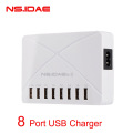 8 puertos USB Charger 40W Cargo rápido