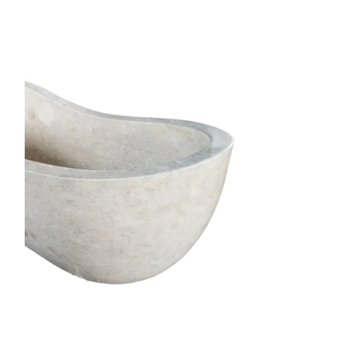 手作りのデザインを備えた豪華な自立型大理石の浴槽