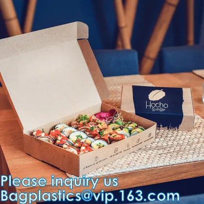 Kraft Paper Burger Box Corrugated Hamburg Box,Burger French Fries Packaging Hotdog Kraft Box,Cardboard Paper Double pac