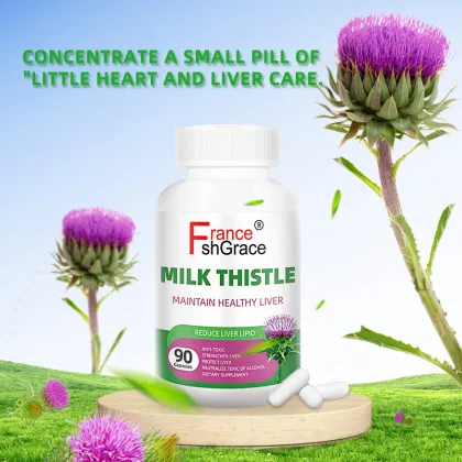 Organic Milk Thistle Supplement Supprort Liver Function