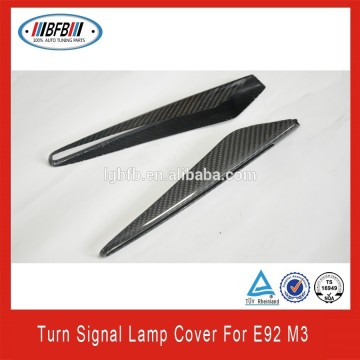 HIGH-CLASS SIGNAL LAMP COVER REAL CARBON LAMP COVER For BMW E92 M3