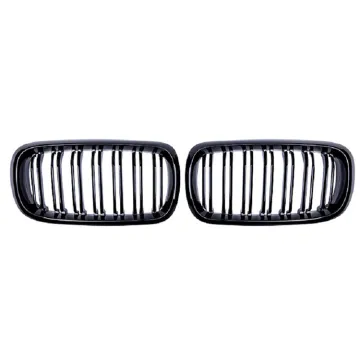 Double Salt Glossy Black High-Quality ABS Material Grilles for X5X6 F15 F16