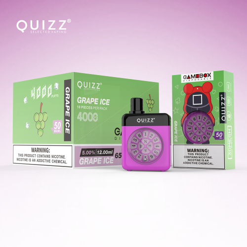 Quizz Game Box Pod Device Disposable 4000 Puffs