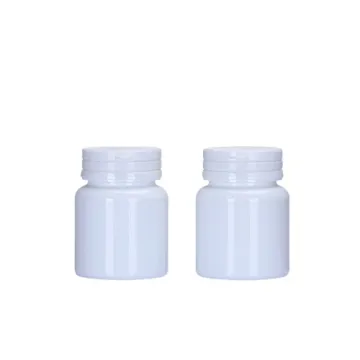 60cc White Packer bottles HDPE Round Plastic Bottle