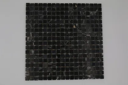 nature stone black marble mosaic